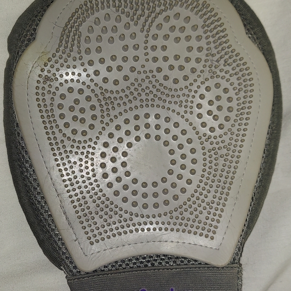 Gray Dog Grooming Glove